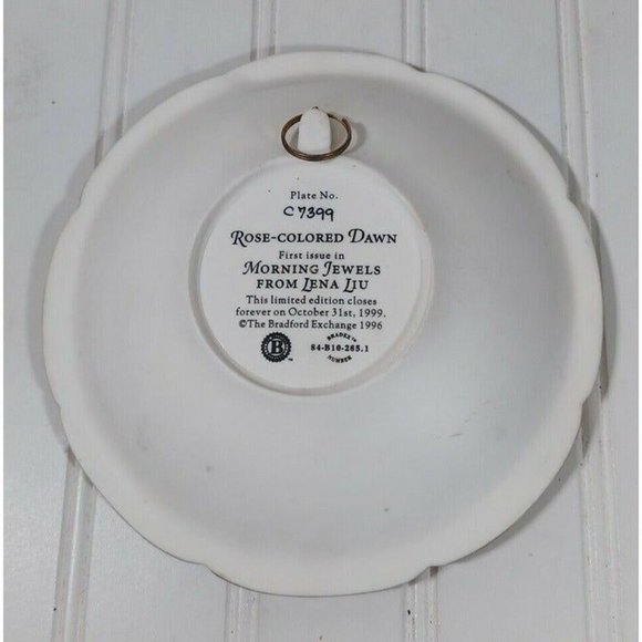 Bradford Exchange Lena Liu Morning Jewels Rose Colored Dawn Hummindbird … - Picture 7 of 7